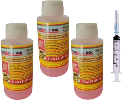PINNACLE 3pcs Printer Head Bottle For UNCLOG HEAD For Ep Hp Canon Brother White Ink Bottle