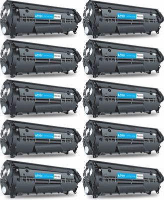 PRODOT H-2612A Laser Toner Cartridge for HP Q2612A & Canon CRG 303/703, Pack of 10 Black Ink Cartridge
