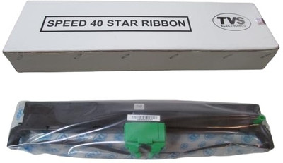 TVSE TVS Speed 40 Star Ribbon Electronics Dot Matrix Black Ink Cartridge ORIGINAL Tri-Color Ink Cartridge