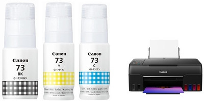 Pixma CANON ORIGINAL INK SUITABLE FOR G620 G650 G670 Ink Tank printer Black Yellow & Cyan Ink Bottle