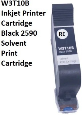 Rsse Compatible W3t10b 2590 Fast Dry Solvent Ink Cartridge for Tij Inkjet Printer Black Ink Cartridge