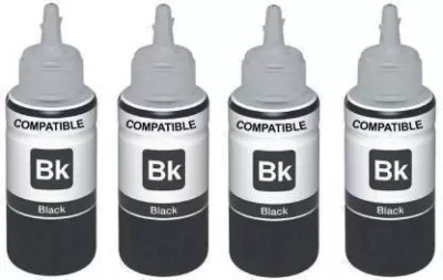 PTL T6641 Refill Ink For Epson L100, L110, L130, L200,L210,L300 L310 L455 Printers Black Ink Bottle