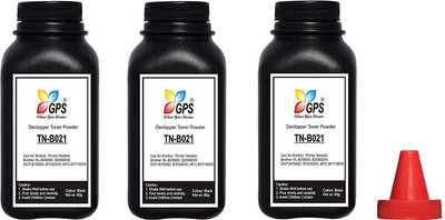 GPS Colour Your Dreams B021 for TN-B021 Toner Powder Refill Comptible for Brother ( Pack Of 3 ) Black Ink Toner Powder