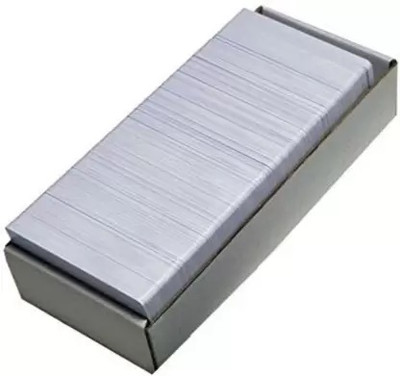 GPN PRINT White PVC ID Cards for Inkjet Printers (Aadhar Card, College ID, Gate Pass, etc) White Ink Cartridge
