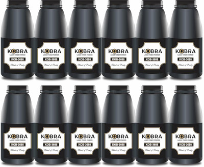 PRODOT 3688 Laser Toner Powder Cartridges (75g, Pack of 12) Black Ink Toner Powder