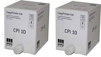 DUPLEX TONER CARTRIDGE CPI-10 COMPATIBLE INK FOR GESTETNER DUBLICATOR Black - Twin Pack Ink Cartridge