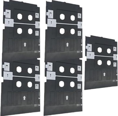 salaar PVC ID Card Tray 5pcs. For Inkjet Compitable for L800, L805, L810, L850 Printers Black Ink Cartridge