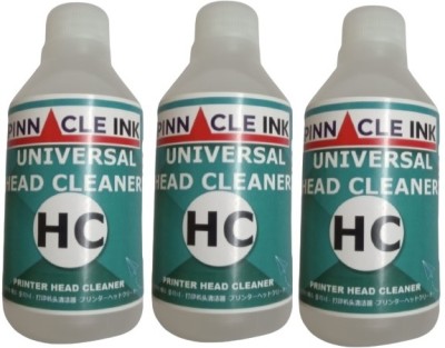 PINNACLE 3 Head Cleaning Solution For Canon Hp Brother Epson All Brand White Ink Bottle
