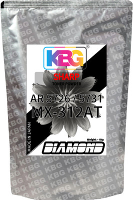 KBG ORIGINAL For SHARP MX-312AT Use In AR 5726 AR 5731 (1Kg Toner Powder Black Ink Toner Powder
