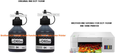 BROTHE Brother DCP-T426W Multi Function WIFI Ink Tank Color Printer (SET OF 2) Black Ink Bottle