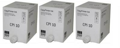 canoff CPI 10 COMPATIBLE INK FOR GESTETNER DUBLICATOR (Pack Of 3) Black Ink Cartridge