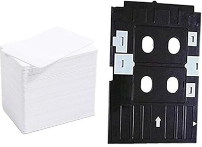 canoff Plain White PVC ID Cards+ ID Card Tray (150pcs Card +1 Tray) For InkJet Printers Black Ink Cartridge canoff Plain White PVC ID Cards+ ID Card Tray (150pcs Card +1 Tray) For InkJet Printers Black Ink Cartridge