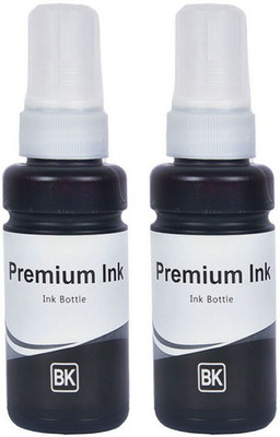 RAMKE Ink Compatible For Epson T664 L100,L110,L130,L200,L210,L220,L300,L385,L455,L555 Black - Twin Pack Ink Bottle