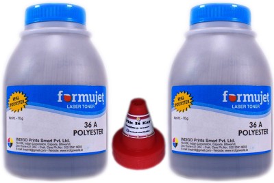 Formujet F 36A Polyester Toner Powder Set (70g X 2pc) Black Ink Toner Powder