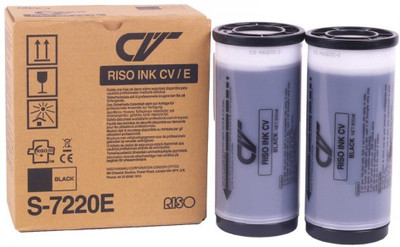 Crid BLACK Ink for RISO CV/CZ 3230/3130/3030 Duplicator PACK OF 2 Black Ink Bottle