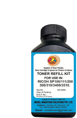 MOREL TONER BOTTLE FOR RIC SP100 SP200 SP300 SP111 3510SF 3500SF 3400SF 3410SF PRINTER Black Ink Toner