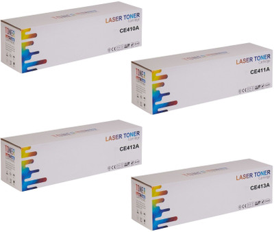 Tack CE410A/305A (4 Color Set) Compatible Toner Cartridge HP LaserJet Pro ........ Black + Tri Color Combo Pack Ink Toner