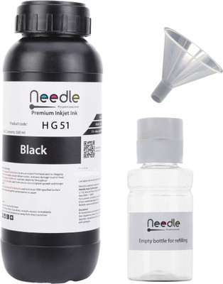 Needle 500 gms GT52/53 for 5810 5820 5821 310 315 319 415 419 410 Printers Black Ink Bottle