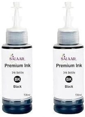 salaar T664 Refill Ink(100ml Pack of-2)Compatible For T664 L360, L361, L365,L380 Black Ink Bottle