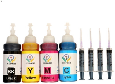 inkpoint Refill ink for Cartridge 805 803 680 678 682 818 802 901 703 704 46 21 22 Black + Tri Color Combo Pack Ink Bottle