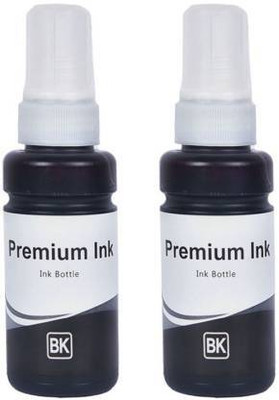 Inkspot Compatible ink for T664 L100 L110 L130 L200 , L210 , L220 , L300,L385,L455 Black - Twin Pack Ink Bottle