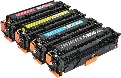 wetech 131A Cartridge Compatible with HColor M251n/ M251nw/MFP M276n/MFP M276n(1-SET) Black + Tri Color Combo Pack Ink Toner