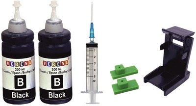 verena 803 Refill Ink Kit Cartridge with Suction Tool for HP Printer (200ml+ 1Syringe) Black - Twin Pack Ink Cartridge verena 803 Refill Ink Kit Cartridge with Suction Tool for HP Printer (200ml+ 1Syringe) Black - Twin Pack Ink Cartridge