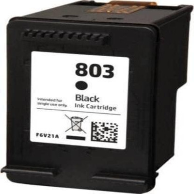 spotink PRINT 803 Black Ink Cartridge Compatible for use HP 803 Black Ink Cartridge Black Ink Cartridge
