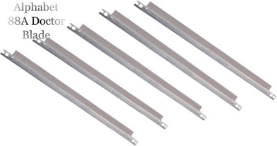 ALPHABET Doctor Blade Use In 88A/CC388A Cartridge Compatible for HPLP1008,P1106 Pack of 5 Grey Ink Toner