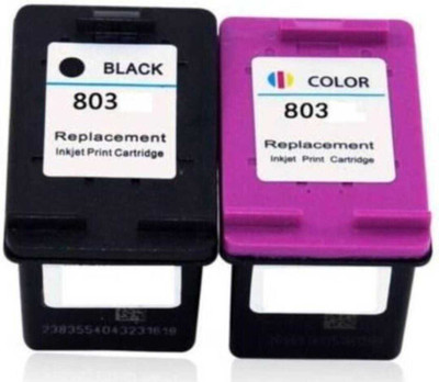 KAVYATECH 803 Black + Tri Color Combo Pack Ink Cartridge