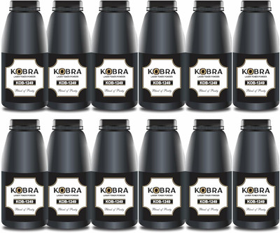 PRODOT Kobra 1249 Compatible with HP 12A, & Canon 303 Toner Cartridges(140g,Pack of 12) Black Ink Toner Powder
