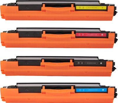 vevo toner cartridge CE310A Black, CE311A , Black + Tri Color Combo Pack Ink Toner