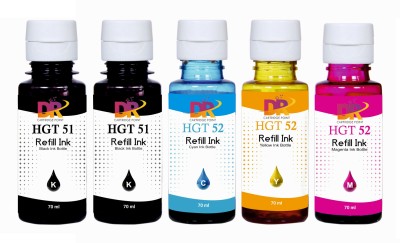 DR CARTRIDGE POINT HGT51 GT52 Ink Compatible For 310 315 319 410 415 419 GT5810 GT5820 GT5821 Black + Tri Color Combo Pack Ink Bottle