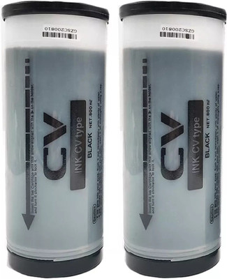 FTC PREMIUM BLACK Ink for RISO CV 3230/3130/3030 Duplicator PACK OF 2 Black Ink Bottle