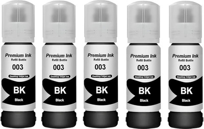 ASV 001/003/008 Refill Ink for Epson L3110, L3150, L3210, L3215 Printer 4 Pieces Black Ink Bottle