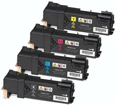 Momad 6500 / 6505 Black, Cyan, Magenta & Yellow Toner Cartridge Combo Bundle For Xerox Black + Tri Color Combo Pack Ink Toner