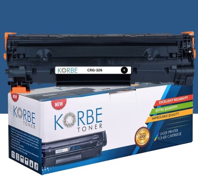 korbe CRG-326 Black Toner Cartridge Compatible for Canon imageCLASS LBP6230dn Printer. Black Ink Toner