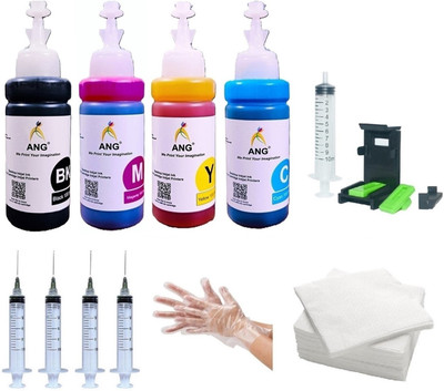 Ang 682 ink Refill Compatible For HP 6075, 6078, 6475, 6478 682 ink cartridge Black + Tri Color Combo Pack Ink Cartridge