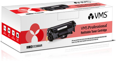 VMS Professional Refillable Toner Cartridge 3388 88AR/388AR Black Ink Toner