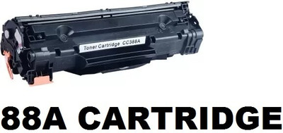 S S Enterprises CC388A 88A Black Toner Cartridge For H/P LaserJet P1007/1136/126Printer Grey Ink Toner