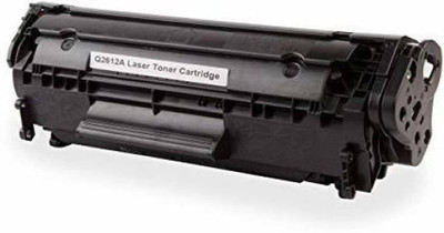 Teqbot Easy Refill 12A, Q2612A Laserjet Toner Cartridge Compatible With Printers Black Ink Cartridge