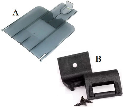 PRINTER PARTNER Paper Out Put Tray With Top Cover Hinges Combo Set For Hp Printer M1005, MFP1005 Black Ink Toner