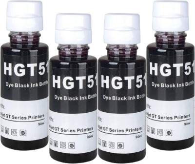 Ang GT 51 & GT52 Ink Refill Ink For use in DeskJet 5810, 5811, 5820, 5821 Black Ink Bottle