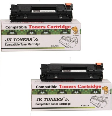 JK Toners 78A CE278A Toner Cartridge For Pro M1536dnf P1566 P1606dn Black - Twin Pack Ink Cartridge