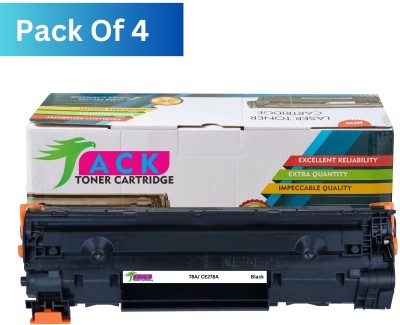 Tack CE278A/78A(4PC) Compatible Toner Cartridge for HP LaserJet Printer P1566,P1606DN Black Ink Toner