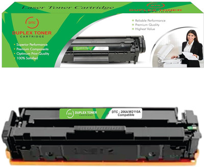 DUPLEX TONER CARTRIDGE 206A/W2110A Compatible for HP Laserjet Pro M255dw MFP M283fdw M283cdw Printers Black Ink Cartridge
