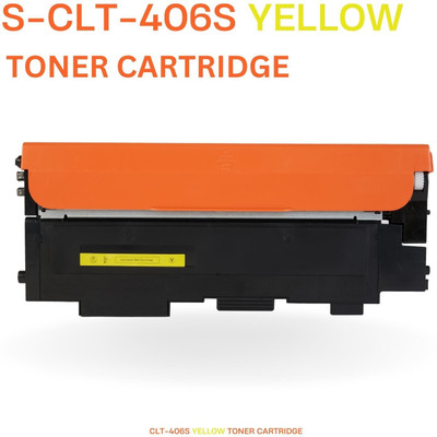 Go Toner cartridge CLT-406S Yellow Compatible for Samsung Clp-360,Clx-3305fw,Clx-3305w,Xpress C410w Yellow Ink Toner
