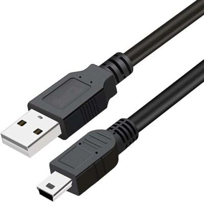 S S Enterprises USB to Mini 5 pin B Cable for External HDDS Camera Card Readers (1.5 Meter) Grey Ink Toner