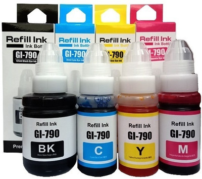 HYNEAR GI-790 Ink Bottle Compatible For PIXMA G1000 G1010 G2000 G2010 G3000 Printers Black + Tri Color Combo Pack Ink Bottle HYNEAR GI-790 Ink Bottle Compatible For PIXMA G1000 G1010 G2000 G2010 G3000 Printers Black + Tri Color Combo Pack Ink Bottle