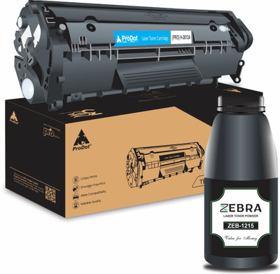 PRODOT PRO H-2612A Laser Toner Cartridge for HP Q2612A & Canon CRG 303/703, 01 x Powder Black Ink Cartridge
